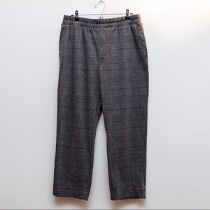 High-waisted Plaid Pants